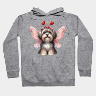 Valentine Fairy Havanese Dog Hoodie